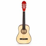 Chitara din lemn pentru copii cu 6 corzi Ecotoys HX18022-30 rosu