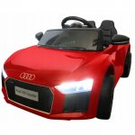 Masinuta electrica cu telecomanda, roti EVA si scaun piele Audi R8 R-Sport rosu