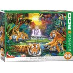 Puzzle 500 piese XXL Jan Patrik Krasny: Tigers Eden