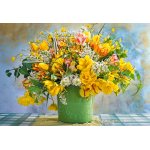 Puzzle Castorland Spring flowers in green vase 1000 piese