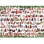 Puzzle Eurographics Holiday Dogs 1000 piese