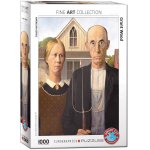 Puzzle Eurographics Wood Grant: American Gothic 1000 piese