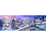 Puzzle panoramic Eurographics Nicky Boehme: Holiday at the Seaside 1000 piese