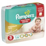 Scutece chilotel Pampers Premium Care Pants Carry Pack 3 Midi 6-11 kg 28 buc