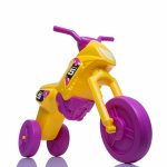 Tricicleta fara pedale Enduro Maxi galben-purpuriu