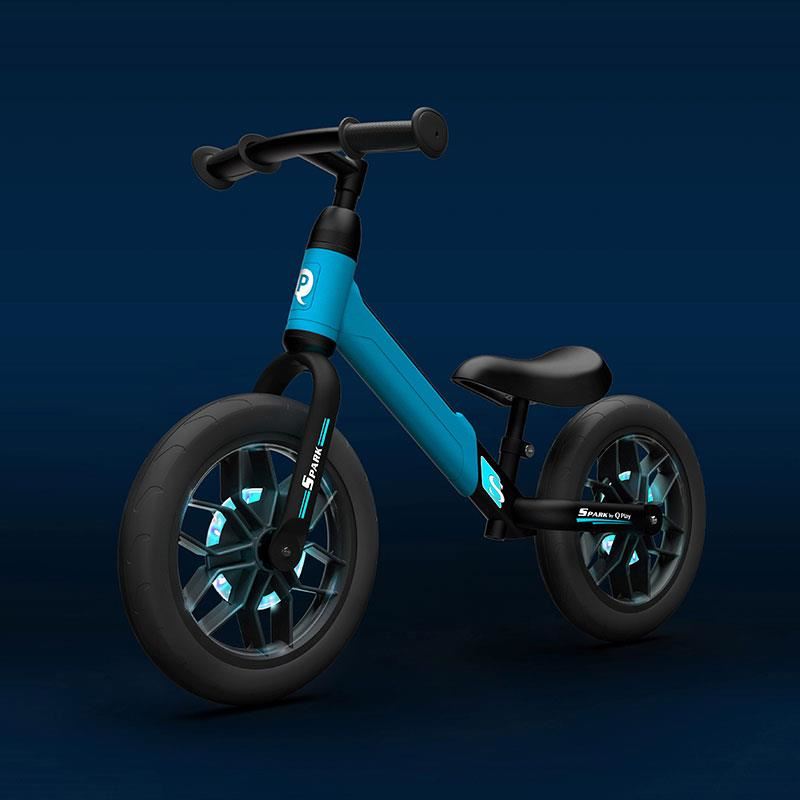 Bicicleta fara pedale Balance bike QPlay Spark Albastru - 2 | YEO