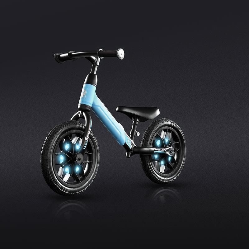 Bicicleta fara pedale Balance bike QPlay Spark  Albastru - 5