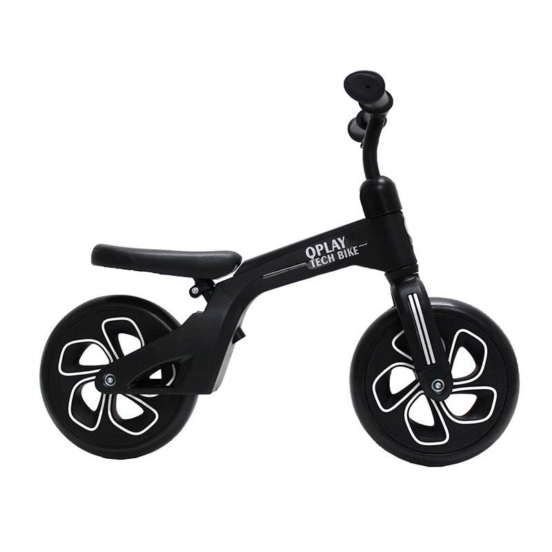 Bicicleta Fara Pedale Balance Bike Qplay Tech Negru