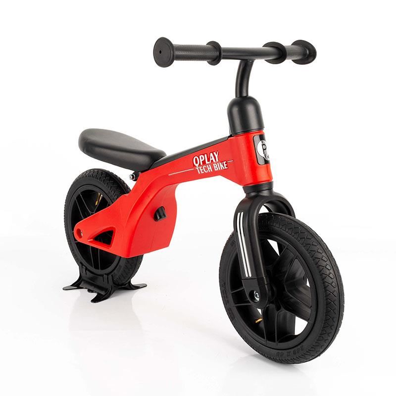 Bicicleta Fara Pedale Balance Bike Qplay Tech Rosu