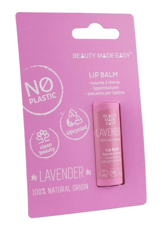 Balsam de buze zero plastic Lavanda Beauty Made Easy 6 g