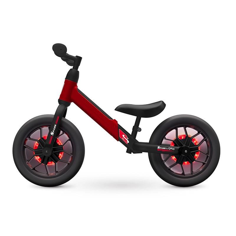 Bicicleta fara pedale Balance bike QPlay Spark Rosu Balance imagine 2022 protejamcopilaria.ro