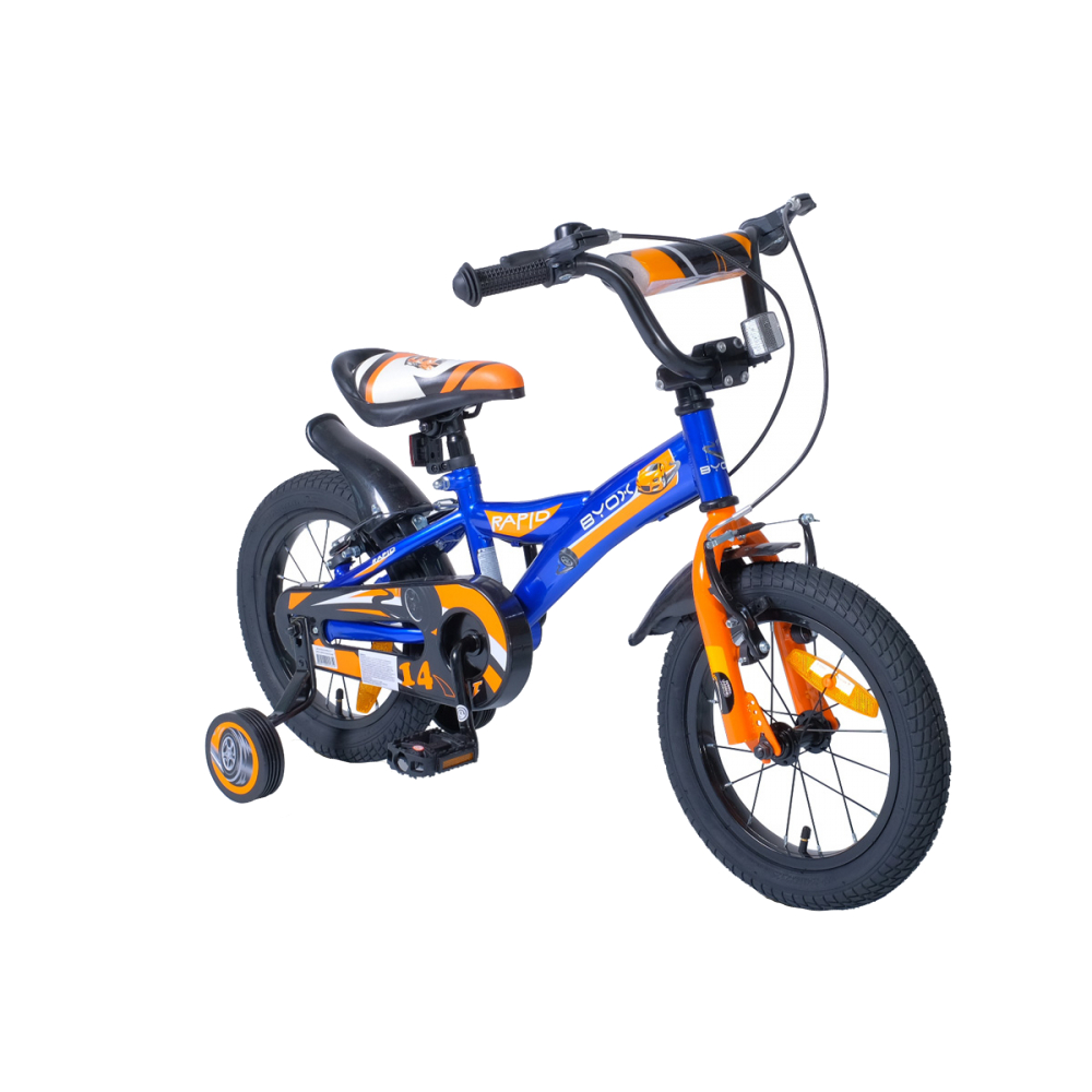 Bicicleta pentru copii Byox Rapid 14 inch Blue New - 1