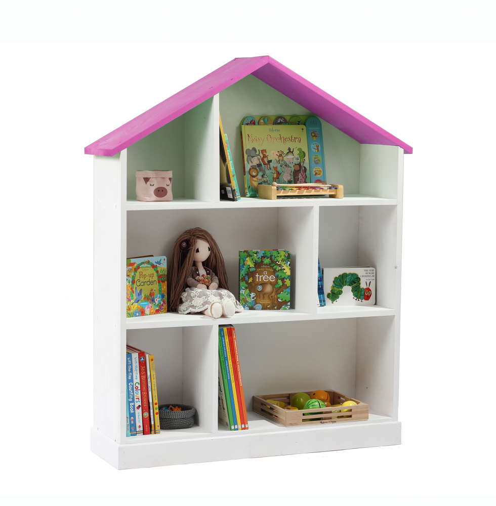 Casuta biblioteca din lemn BookHouse Jellybear 130 x 96 x 30 cm