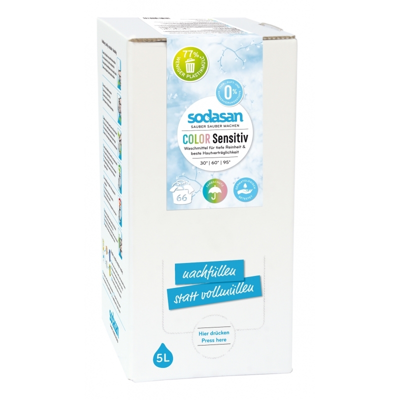 Detergent bio lichid color Sensitiv 5L Sodasan Articole Pentru Baie 2023-10-01 3