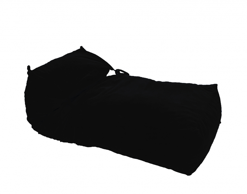 Fotoliu Pufrelax Yoga XL Teteron Black pretabil si la exterior umplut cu fulgi de burete memory mix - 1