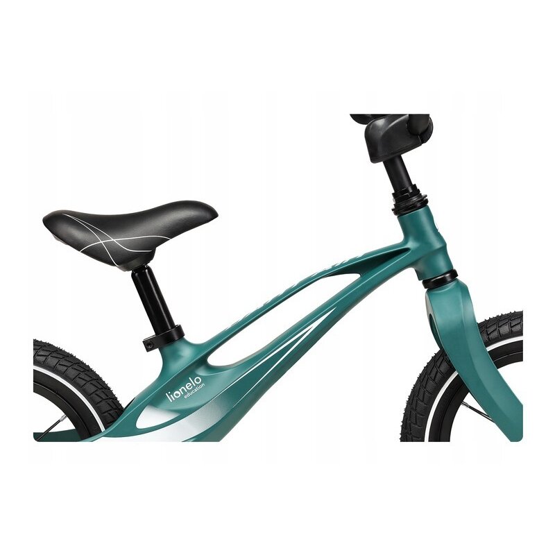 Bicicleta usoara Bart Air fara pedale roti gonflabile reglabila 12 inch Green Forest Lionelo - 3