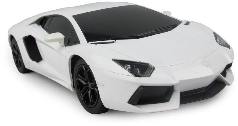 Masinuta cu telecomanda Lamborghini Aventador alb scara 1:24