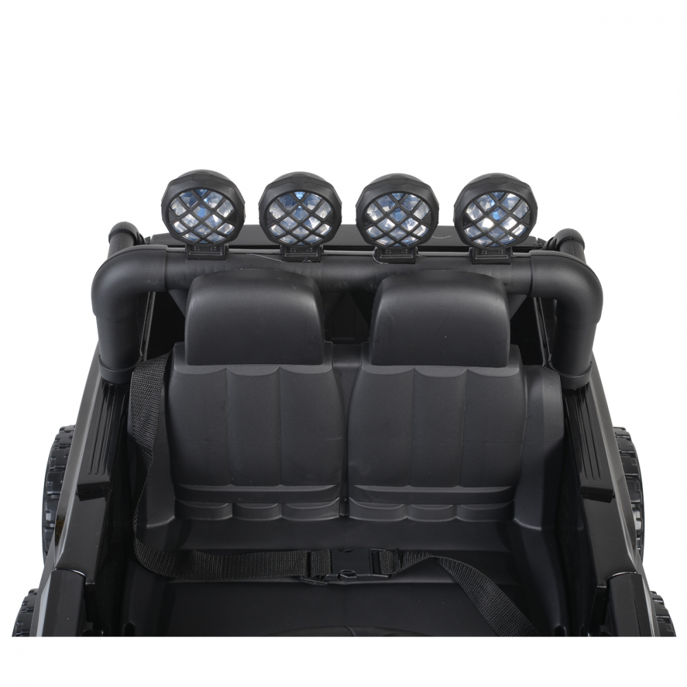 Masinuta electrica 12V cu doua locuri Viking Black - 1