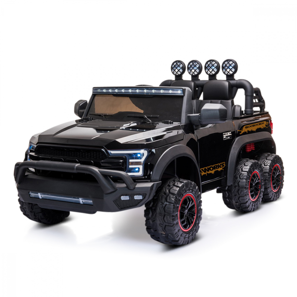 Masinuta electrica 12V cu doua locuri Viking Black - 4