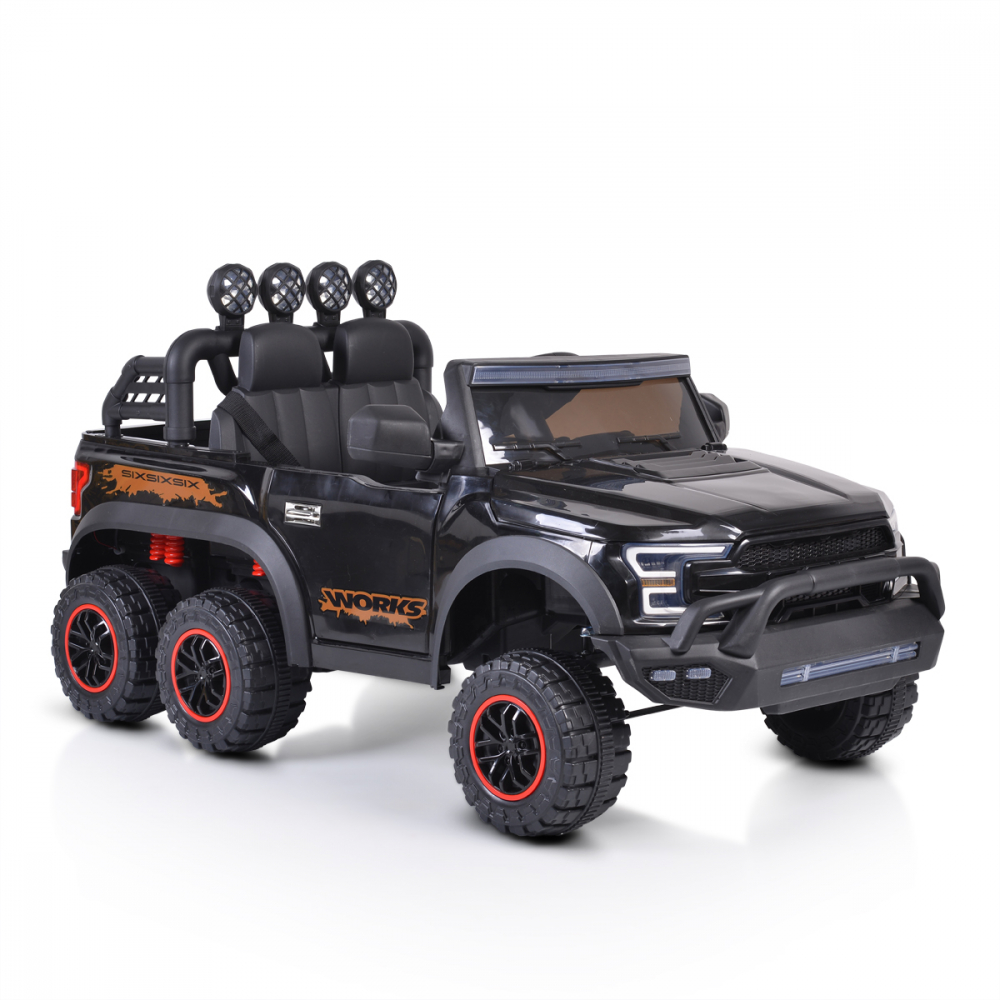 Masinuta electrica 12V cu doua locuri Viking Black - 7