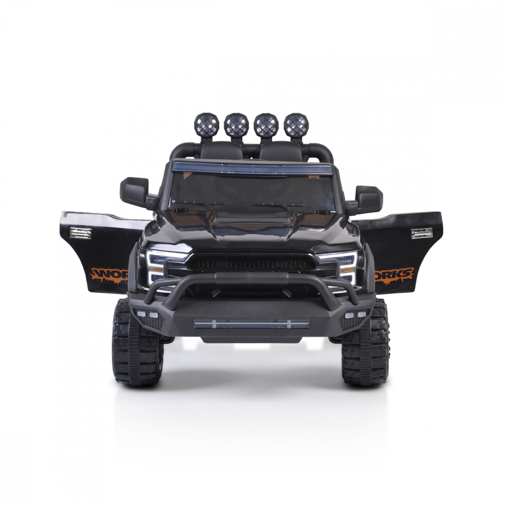 Masinuta electrica 12V cu doua locuri Viking Black - 10