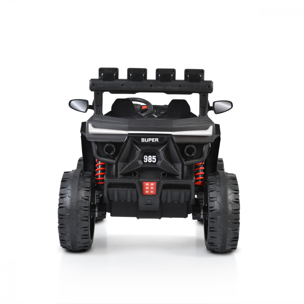 Masinuta electrica 4x4 cu telecomanda Moni Beast White - 2
