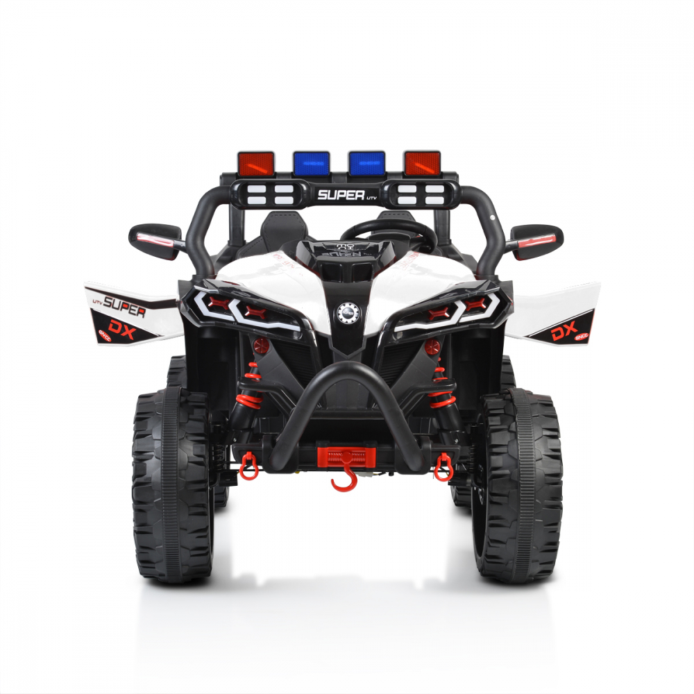 Masinuta electrica 4x4 cu telecomanda Moni Beast White - 4