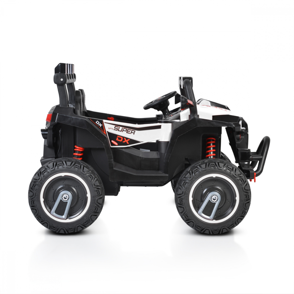 Masinuta electrica 4x4 cu telecomanda Moni Beast White - 6