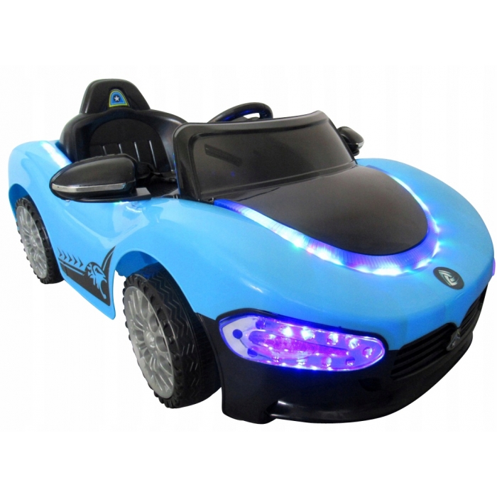Masinuta electrica cu telecomanda cu baterii Cabrio MA R-Sport albastru - 1