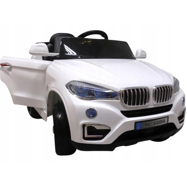 Masinuta electrica cu telecomanda si roti din spuma EVA Cabrio B12 KL-5188 R-Sport alb Masinute electrice imagine 2022