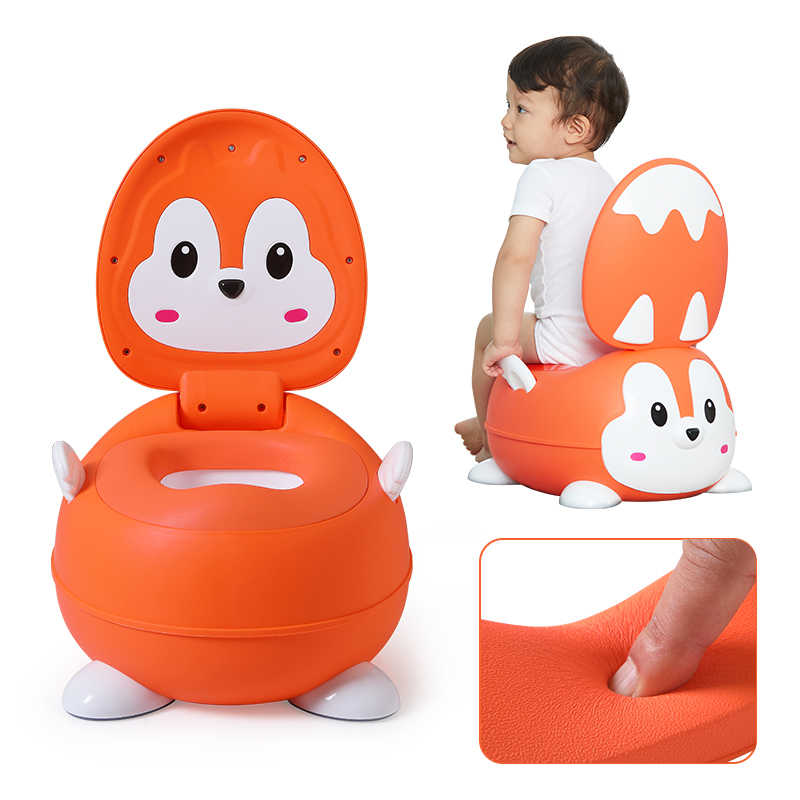 Olita 2 in 1 cu adaptor moale Little Mom Squirrel Orange - 2 | YEO