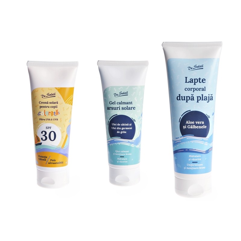 Pachet produse solare Dr. Soleil SPF 30 copii copii imagine noua responsabilitatesociala.ro