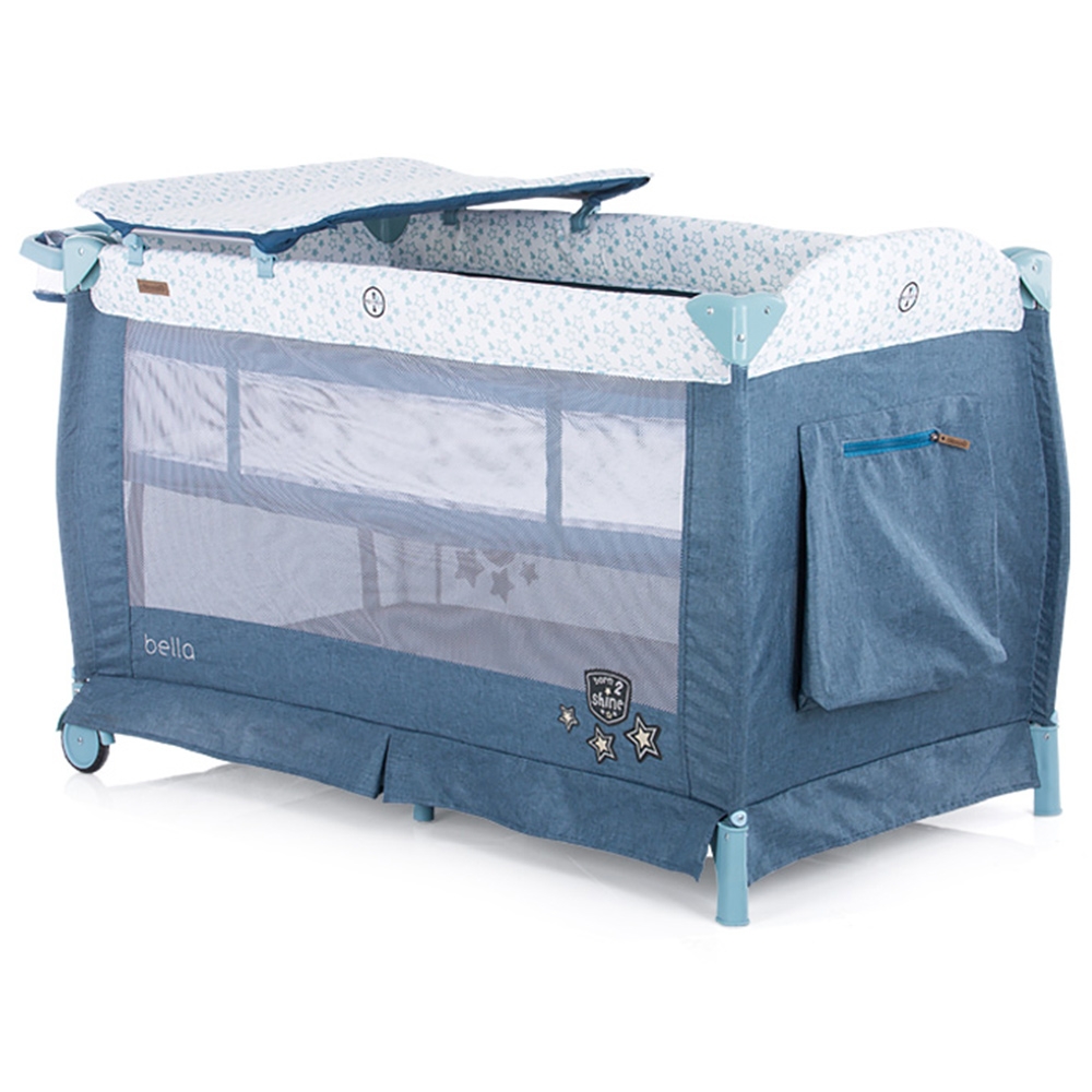 Patut pliabil chipolino bella blue linen