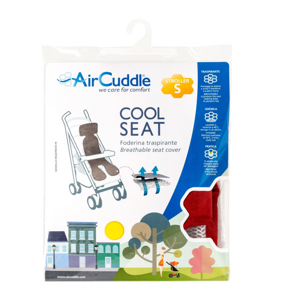 Protectie antitranspiratie pentru carucioare AirCuddle Cool Seat Stroller Nut CS-S-NUT - 2