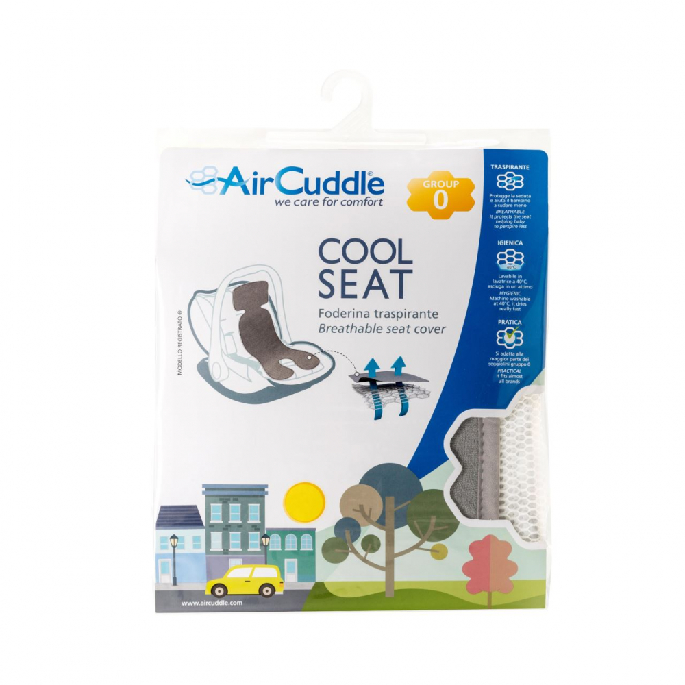 Protectie antitranspiratie scaun auto grupa 0+ AirCuddle Cool Seat Nut GR 0 CS-0-NUT - 2
