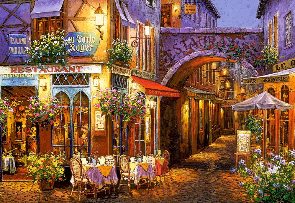 Puzzle Castorland Evening In Provence 1000 piese
