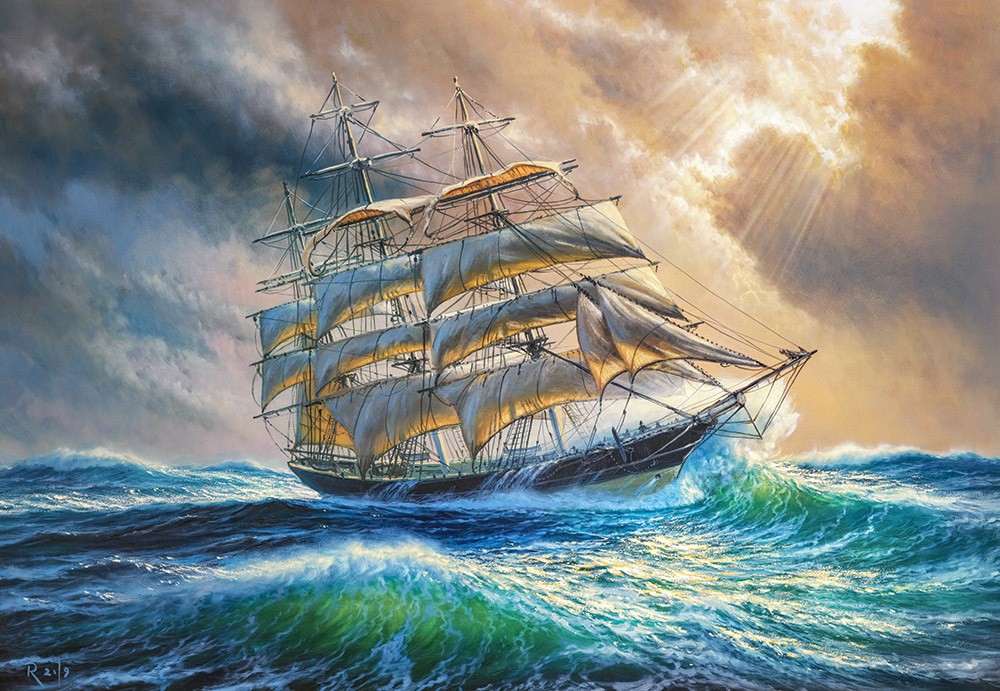 Puzzle Castorland Sailing against all Odds 1000 piese