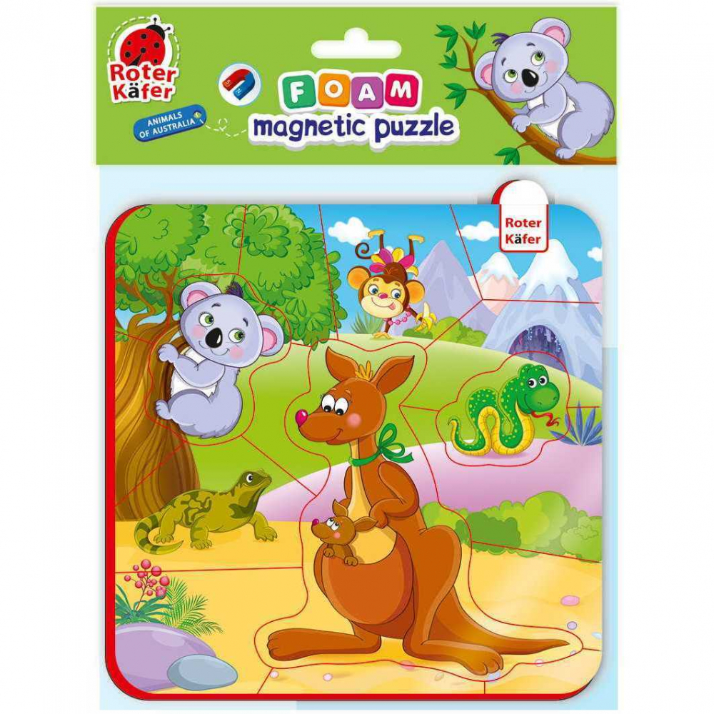 Puzzle magnetic Animale din Australia Roter Kafer