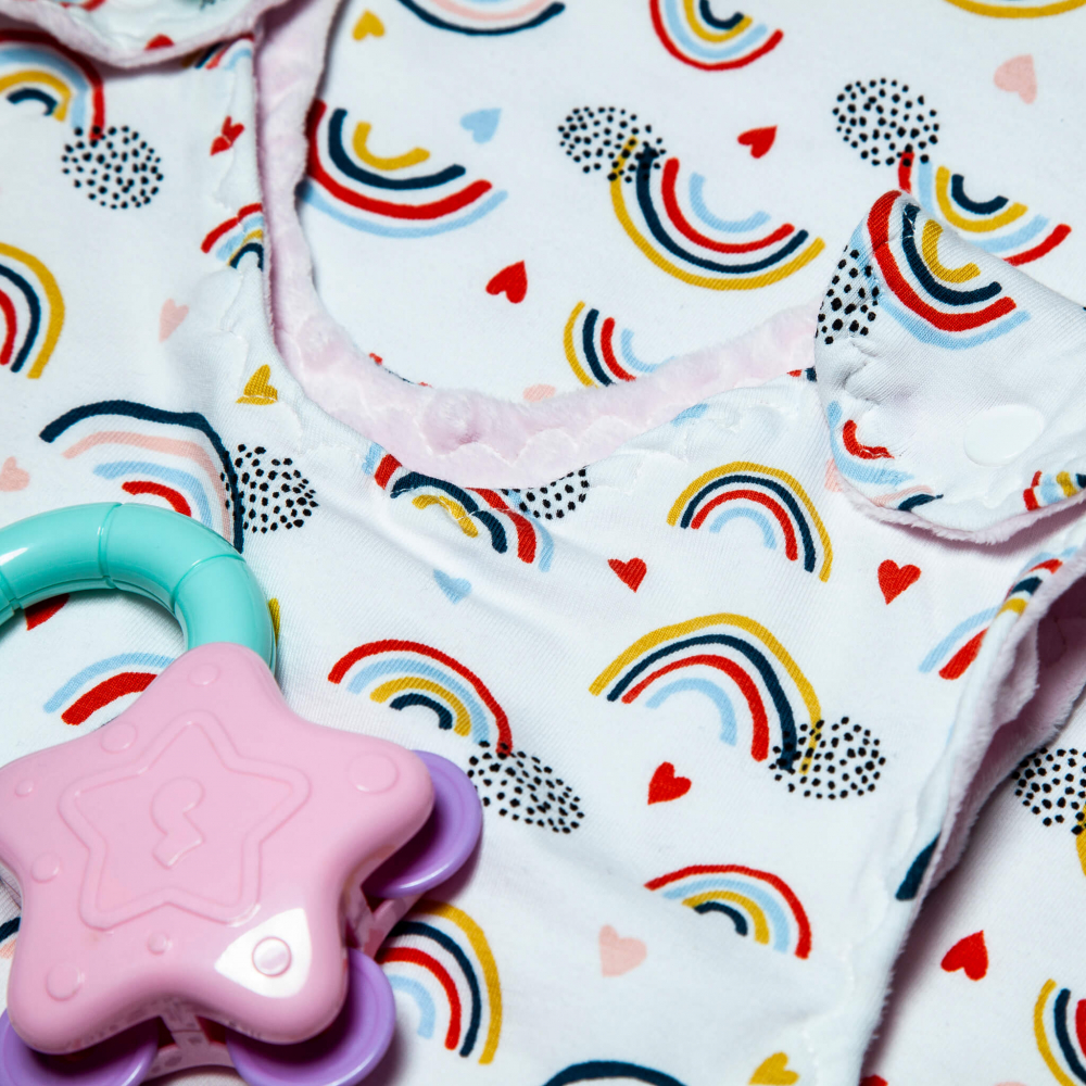 Sac de dormit pink rainbow 80 cm