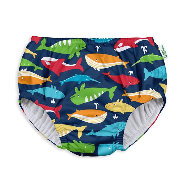 Slip copii whale league spf 50+ refolosibil green sprouts by iplay 4t