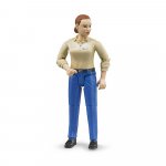 Figurina femeie cu pantaloni albastri Bruder