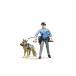 Figurina politist cu caine Bruder