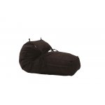 Fotoliu Pufrelax Yoga Minnie Dark Chocolate Gama Premium Textil umplut cu fulgi de burete memory mix
