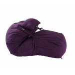 Fotoliu Pufrelax Yoga XL cu perna Mulberry Gama Premium Textil umplut cu fulgi de burete memory mix
