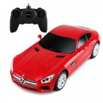 Masinuta cu telecomanda Mercedes AMG GT rosu scara 1:24