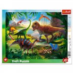 Puzzle Plana dinozauri 25 piese