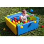 Piscina uscata cu 500 bile 7 cm MeowBaby pentru exterior 110 cm transformabila