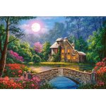 Puzzle Castorland Cottage in the Moon Garden 1000 piese