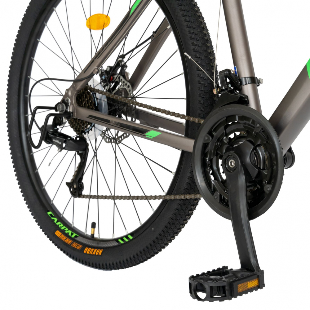 Bicicleta MTB-HT Montana 27.5 inch Carpat C2799A culoare grinegruverde 27.5 imagine noua responsabilitatesociala.ro