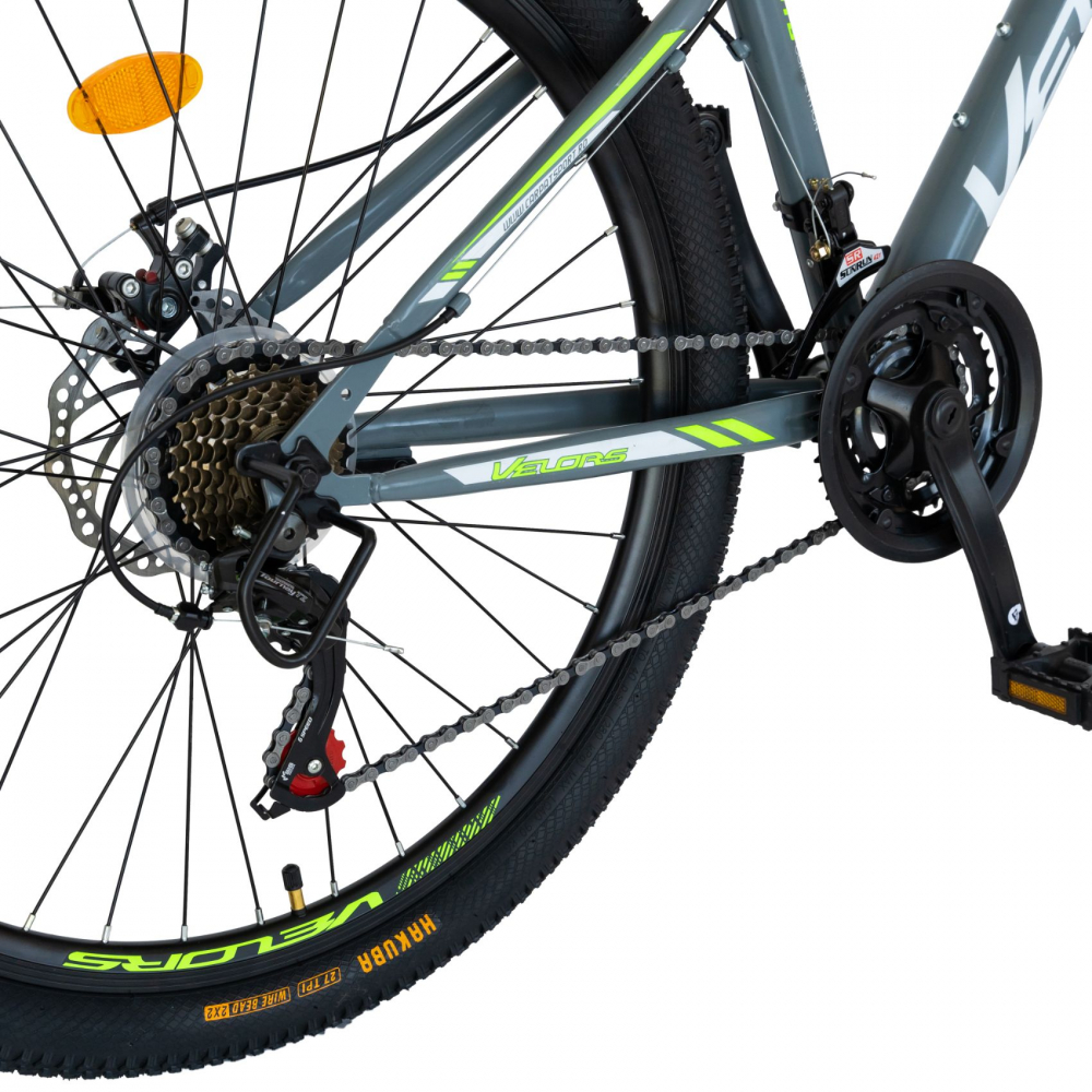 Bicicleta MTB-HT Velors Challange CSV2610A 26 inch gri cu design albverde - 2